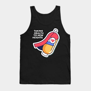 Superhero Capsule - Taking Health To New Heights Tank Top